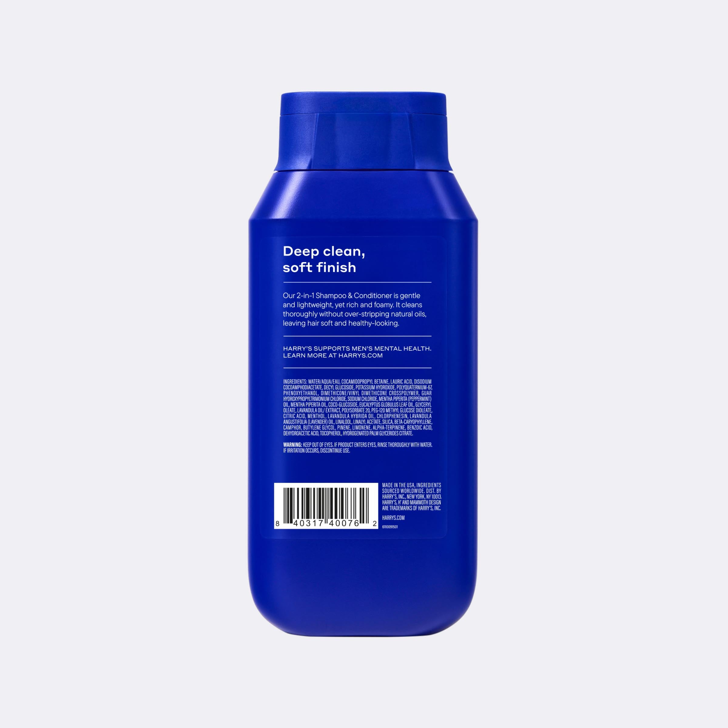 2 in 1 Shampoo & Conditioner - Fresh Razor Essential