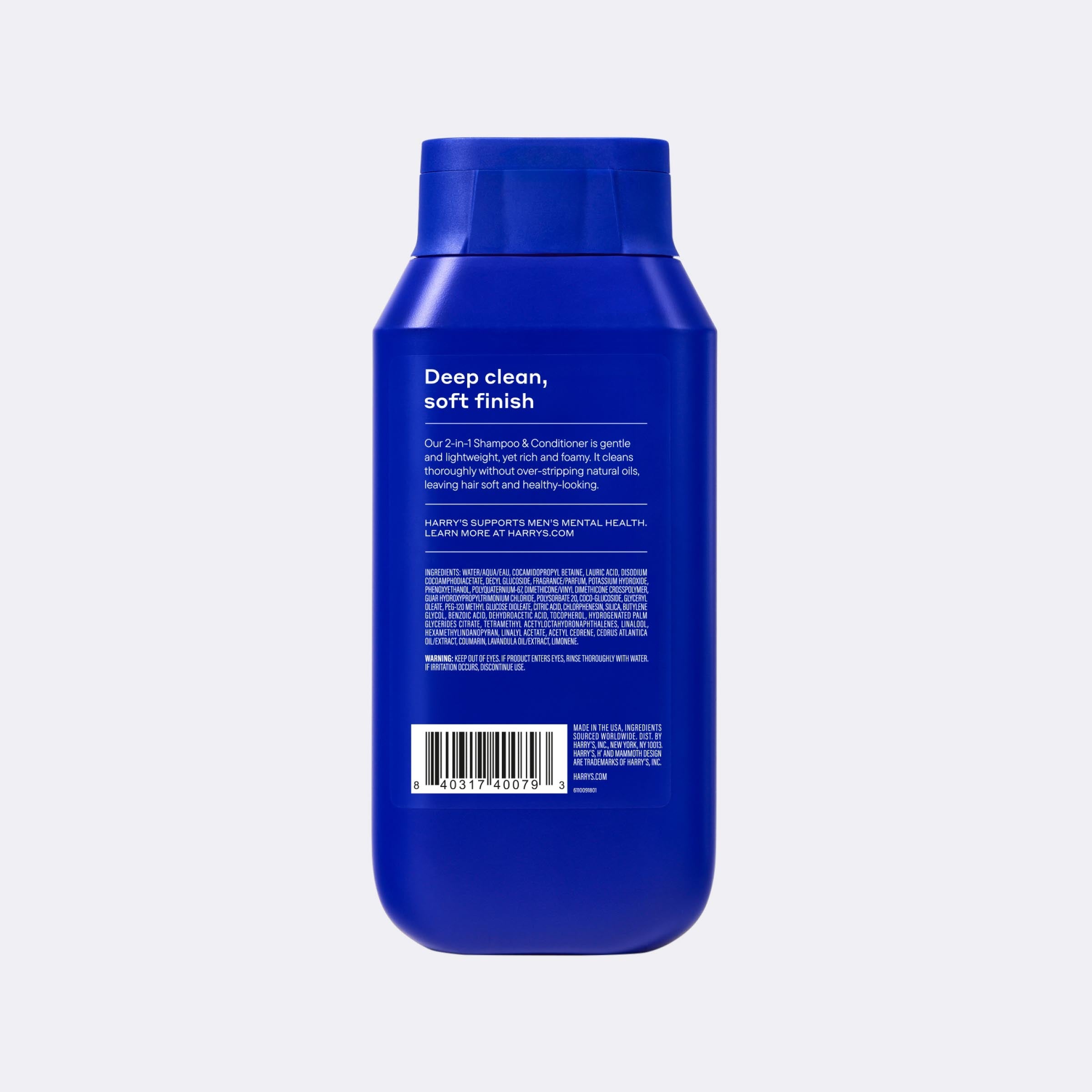 2 in 1 Shampoo & Conditioner - Fresh Razor Essential