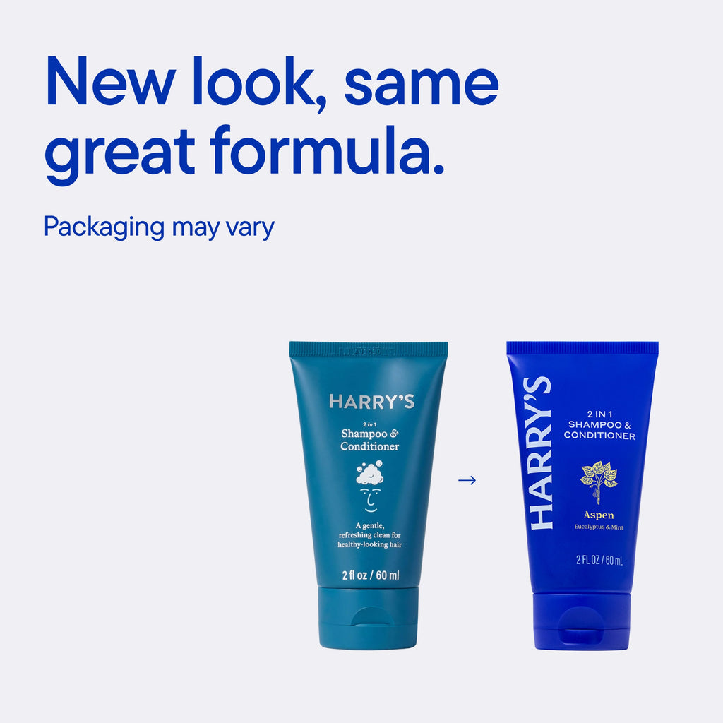2 in 1 Shampoo & Conditioner - Fresh Razor Essential