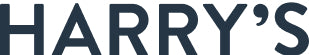 Dark blue Harry's logo.