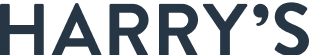 Dark blue Harry's logo.
